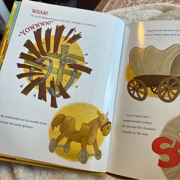 $3/14 / $5/18 | Veggietales: The Clumsiest Cowboy Children’s HC Picture Book 📚 - Picture 8 of 9